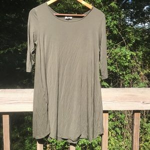 Green swing dress by Piko